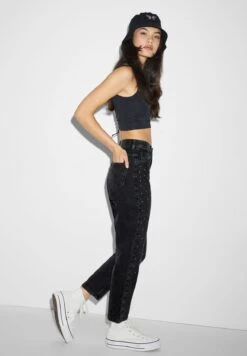 Jeans Tapered Fit- Vaqueros Slim Fit - Black 8 Jeans Tapered Fit- Vaqueros Slim Fit - Black -Clockhouse Ventas 0a968845f42544159a47c9d65a1d8f52