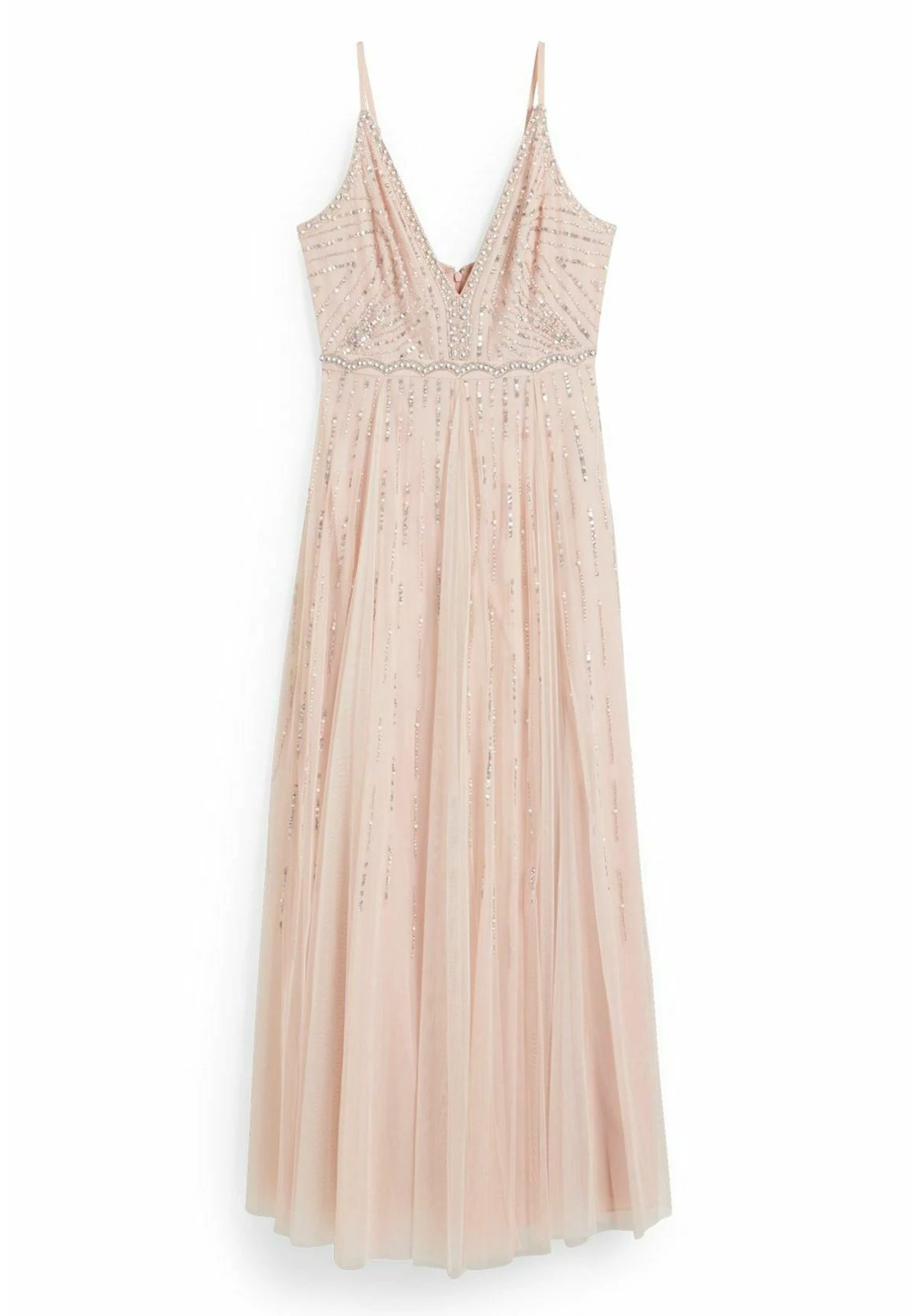 Vestido De Fiesta - Beige 7 Vestido De Fiesta - Beige - Imagen 5