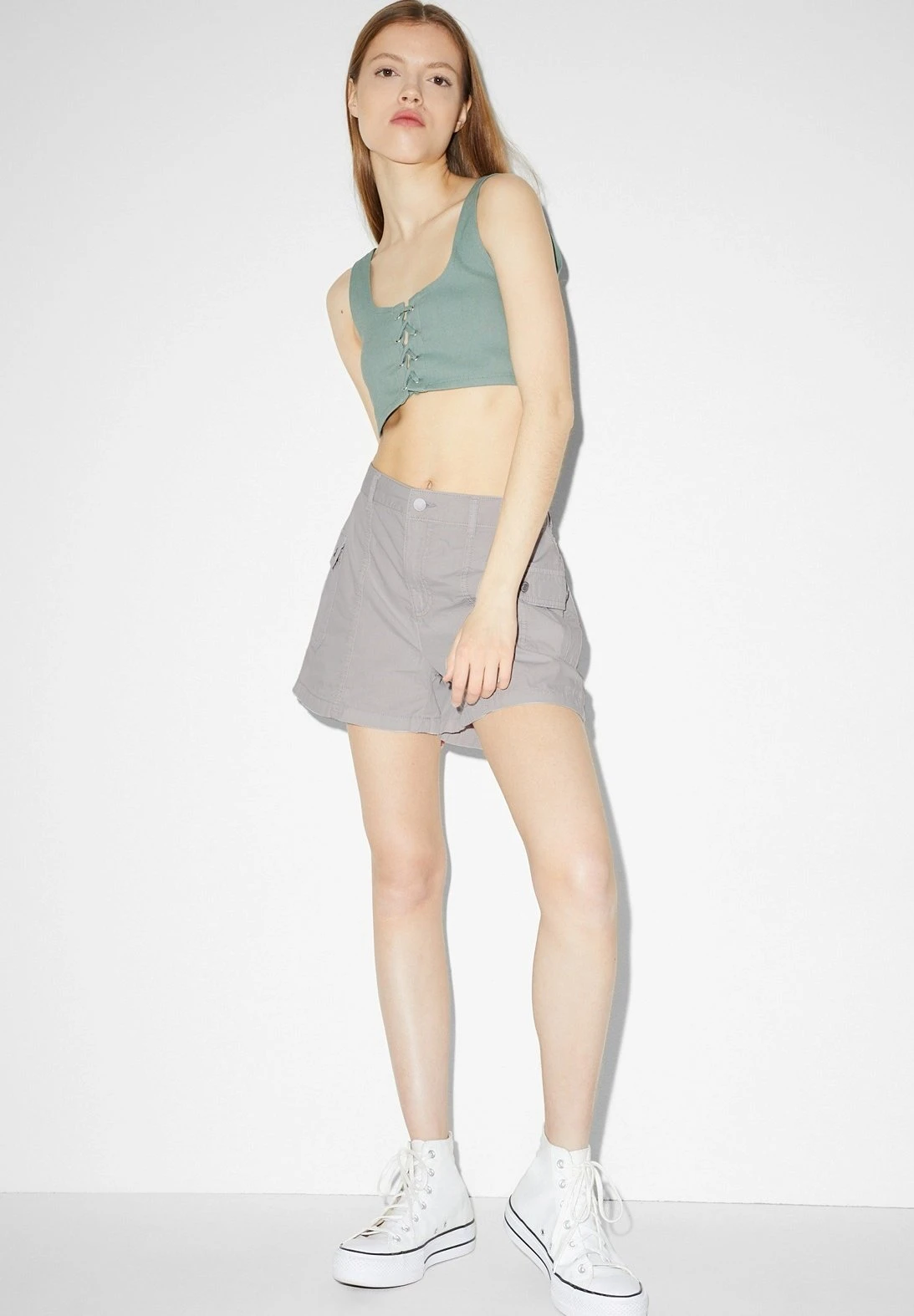 Shorts - Light Gray 4 Shorts - Light Gray - Imagen 2
