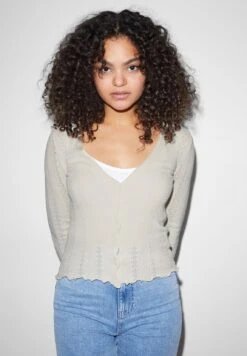 Chaqueta De Punto - White