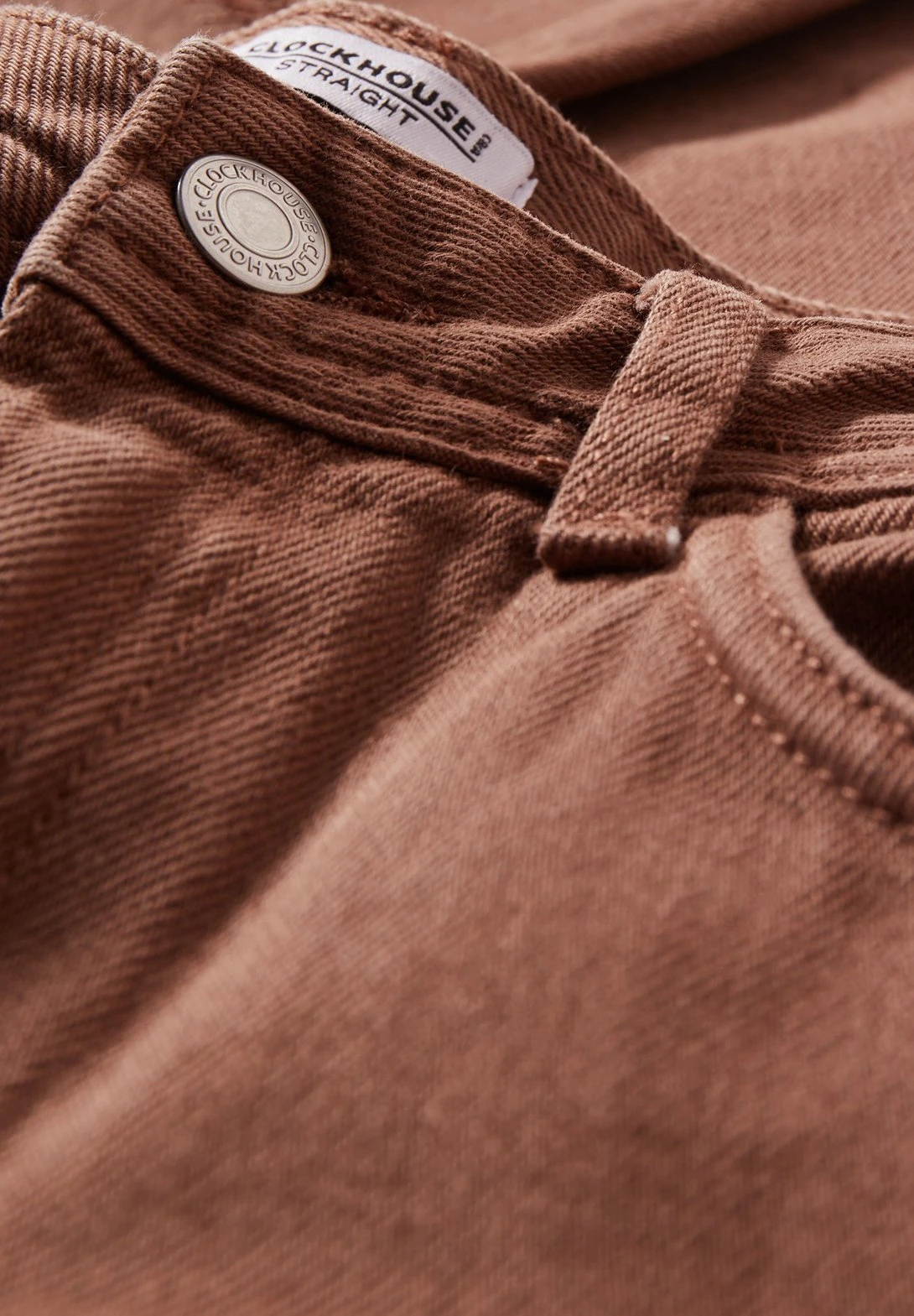 High Waist Trousers - Vaqueros Rectos - Beige 9 High Waist Trousers - Vaqueros Rectos - Beige - Imagen 7