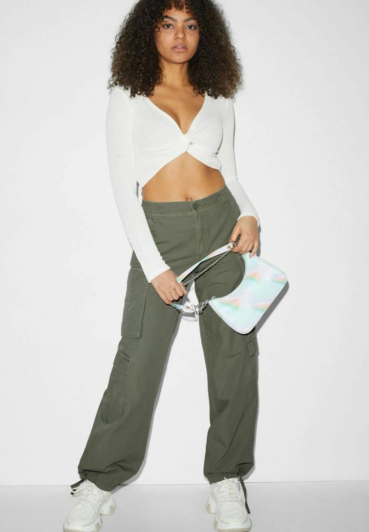 Pantalones Cargo - Green 4 Pantalones Cargo - Green - Imagen 2