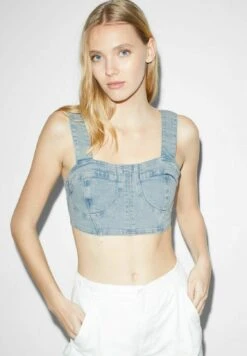 Top - Denim Light Blue