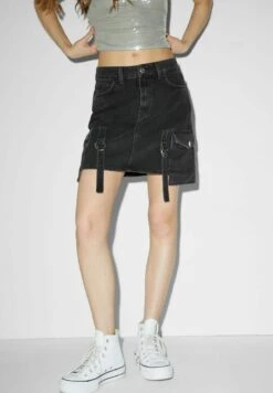 Falda Vaquera - Black