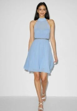 Vestido De Cóctel - Light Blue