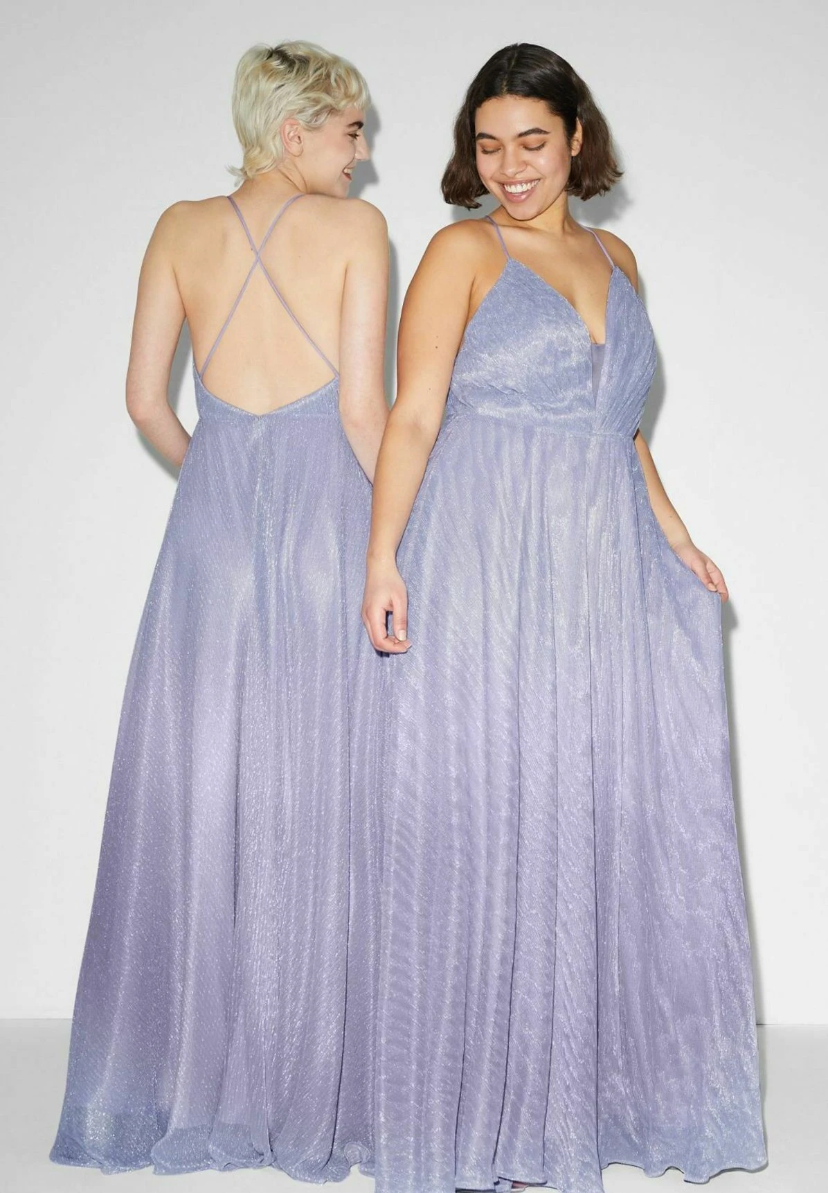 Vestido De Fiesta - Light Violet 4 Vestido De Fiesta - Light Violet - Imagen 2