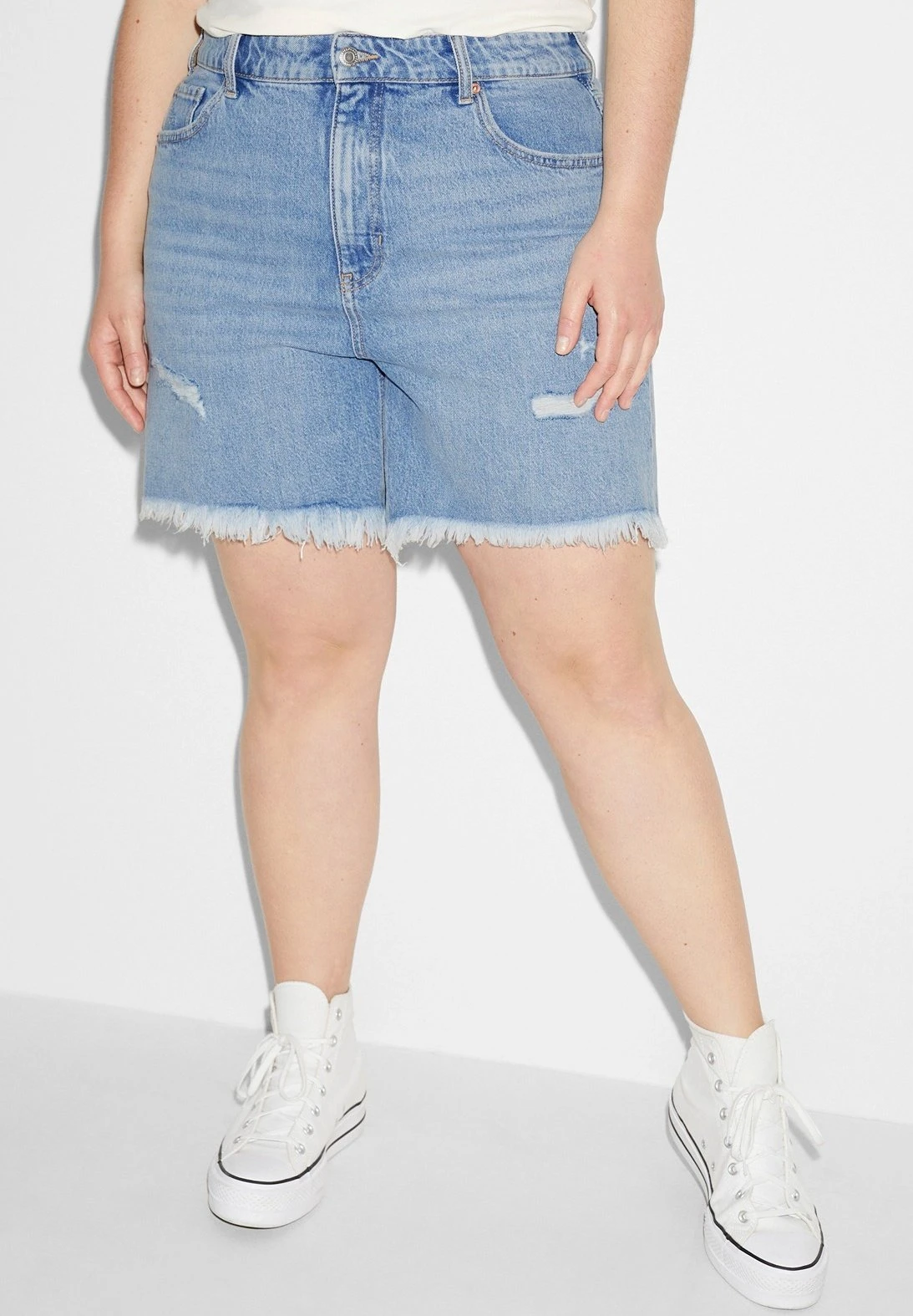 Shorts Vaqueros - Denim-Light Blue 3 Shorts Vaqueros - Denim-Light Blue