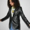 Chaqueta De Cuero Sintético - Black -Clockhouse Ventas cb22ecfd98ca4049be4d8499d81f6d5e
